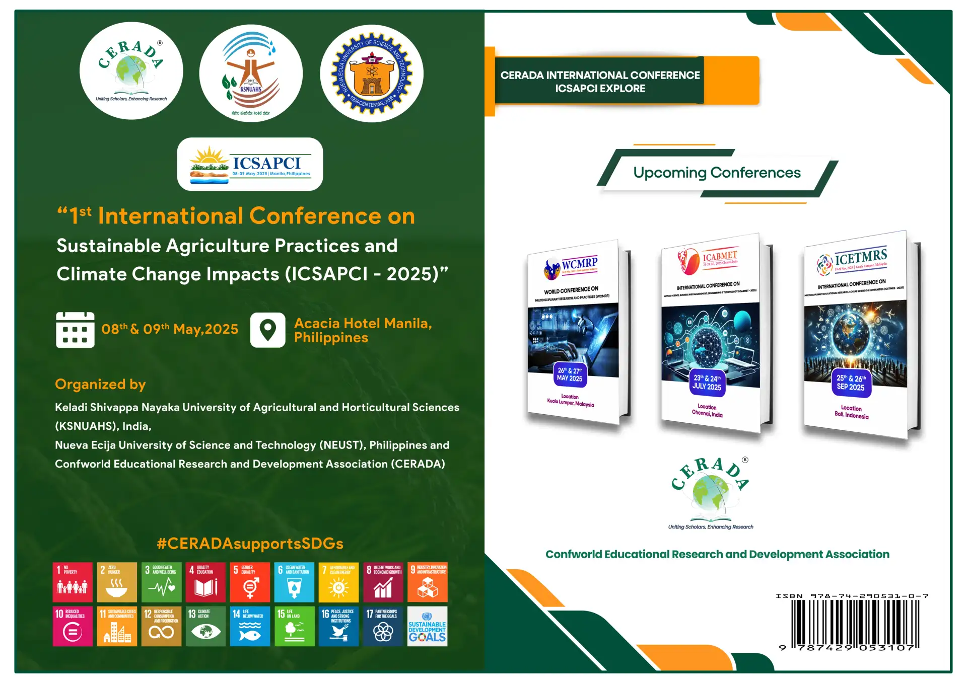 icsapci Proceeding Book front and back cover
