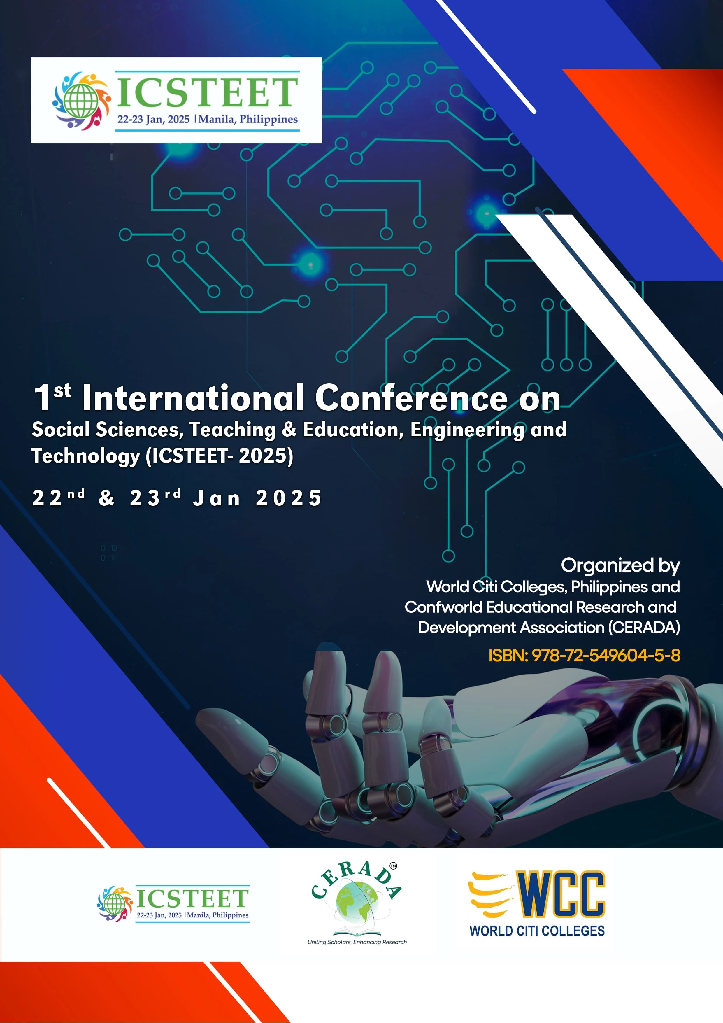 ICSTEET - 2025 proceeding book front cover